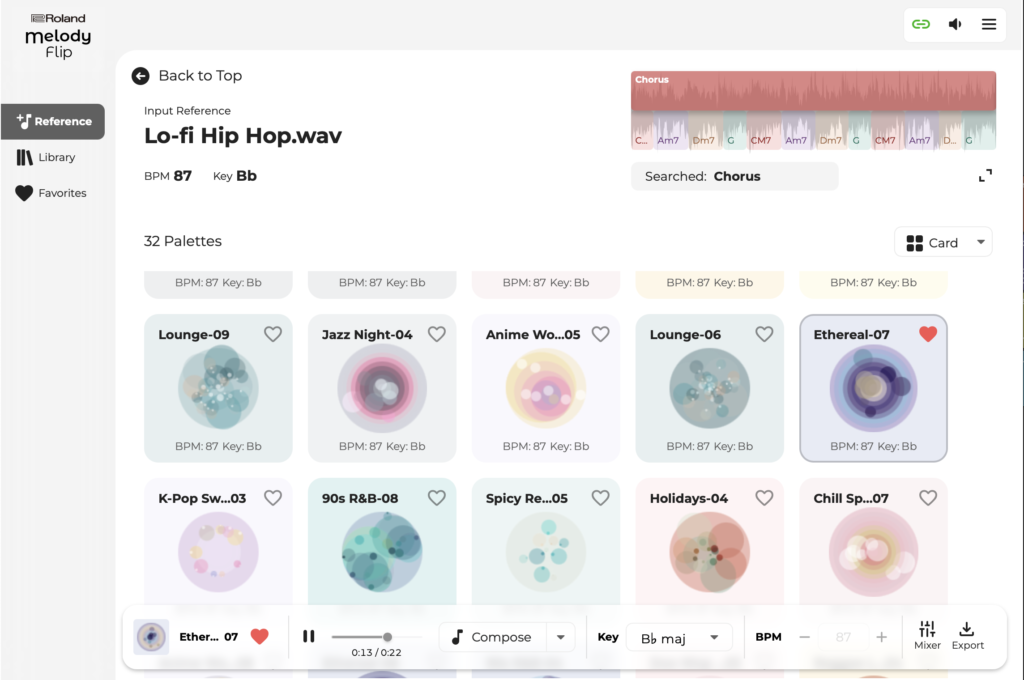Roland is getting into generative AI music with Melody Flip